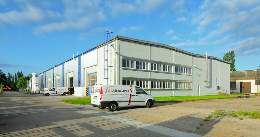 Firmengebäude (Lager) der JS Lasertechnik