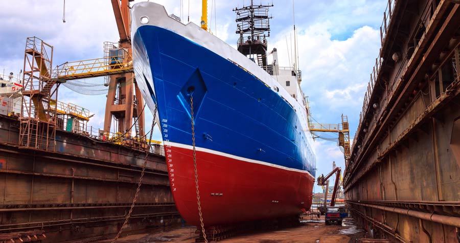 Geländer und Rahmen für Schiffbau